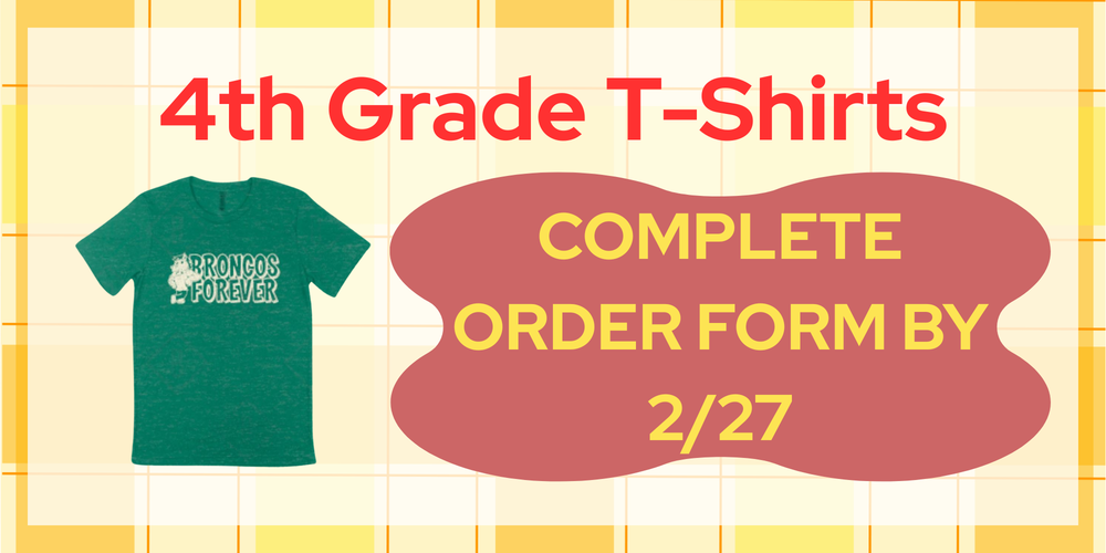 4th Grade T-Shirts Banner