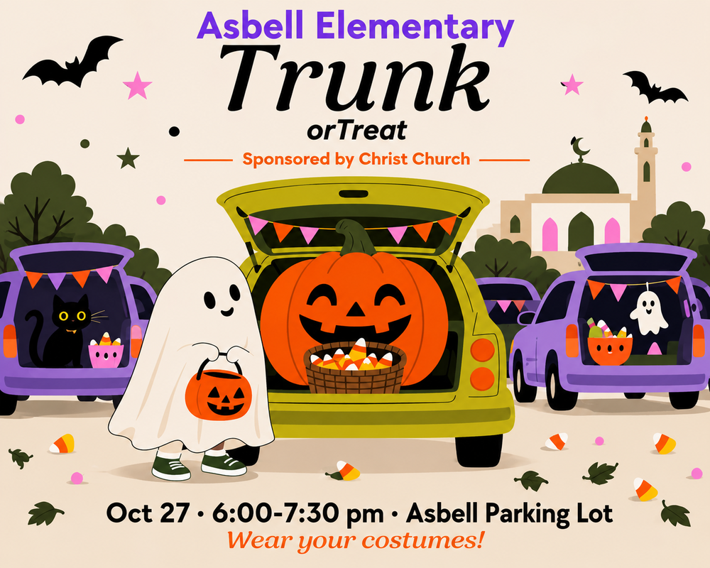 Asbell Trunk or Treat, Sponsored by Christ Church