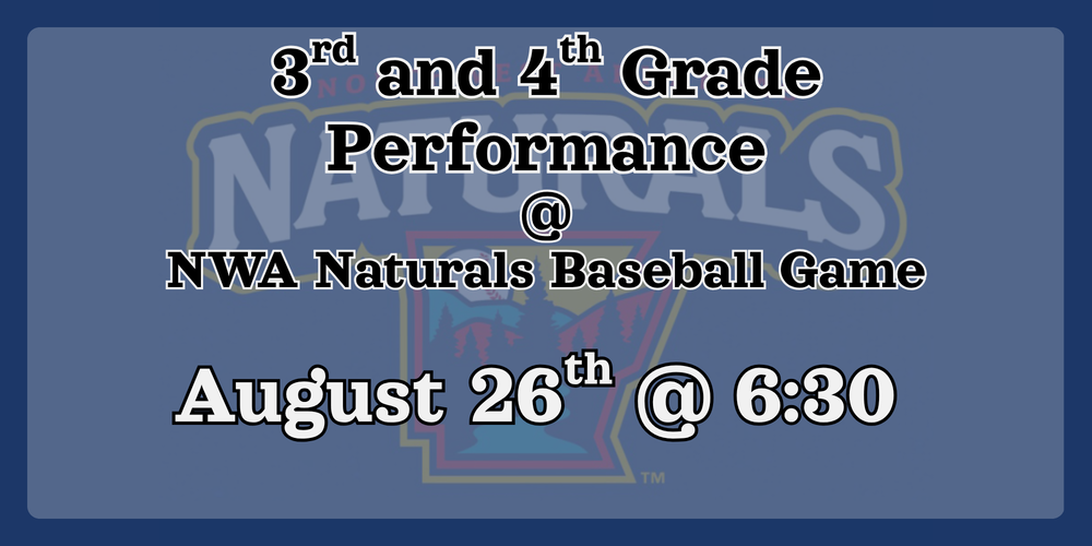3rd and 4th Grade Music Performance Banner
