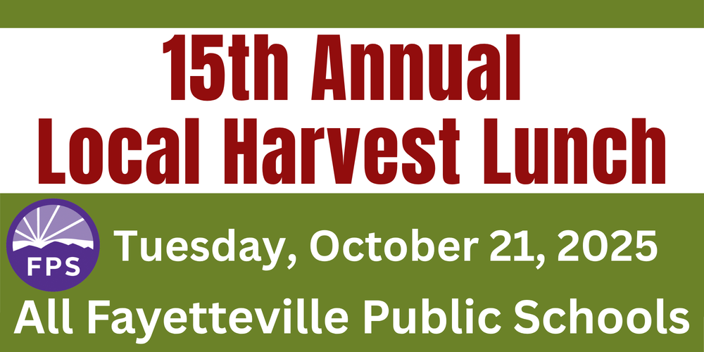 15th Annual Local Harvest Lunch, Tuesday, October 21, 2025