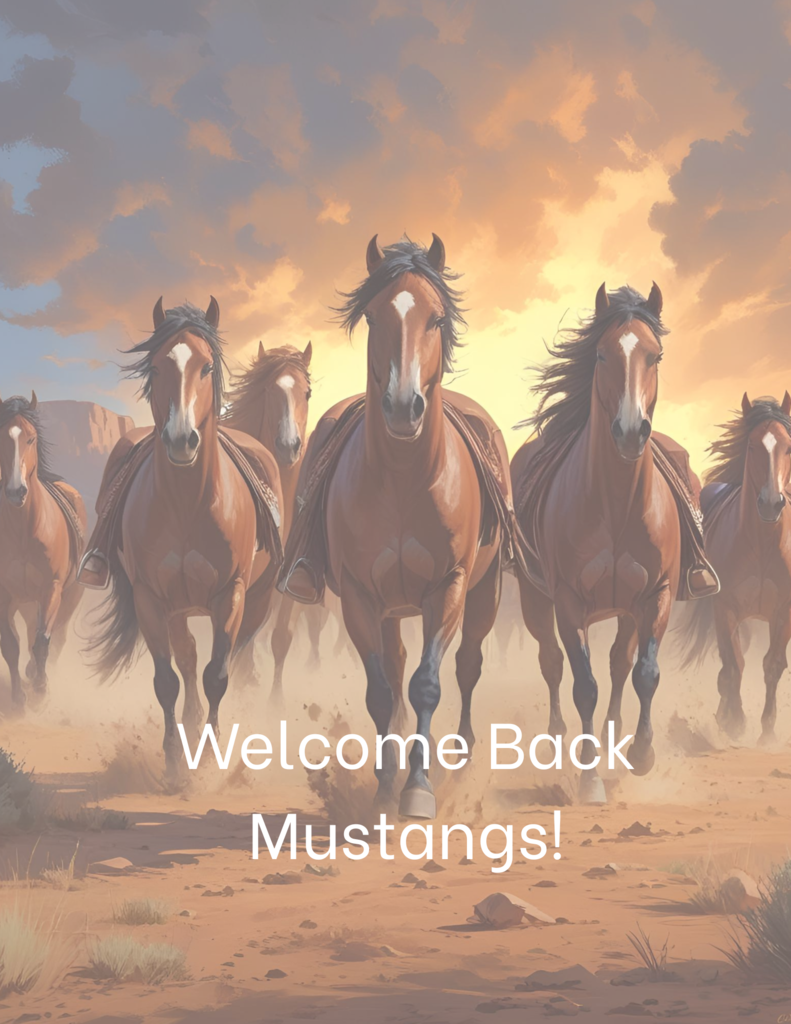 Welcome Back Mustangs
