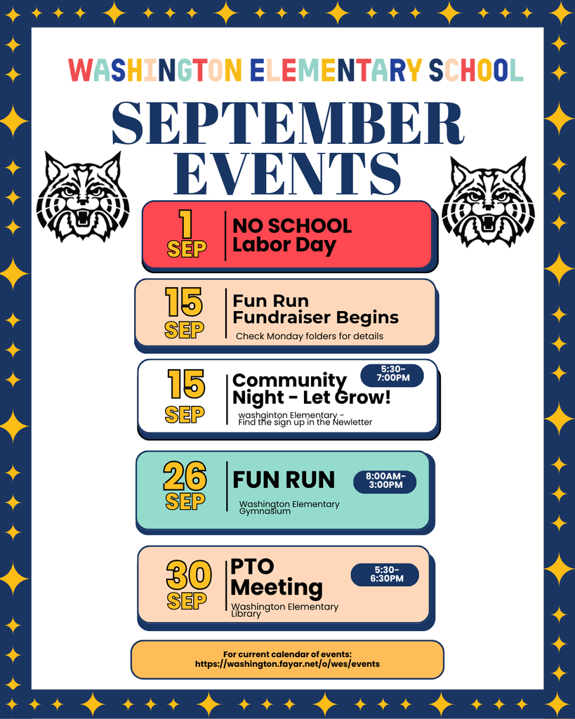 September Schedule