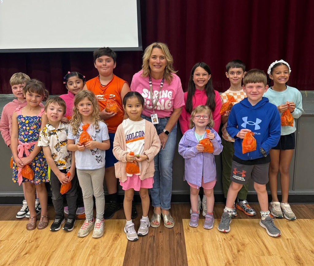 Mrs. Katie Oliver with Stinger Stars May 2025