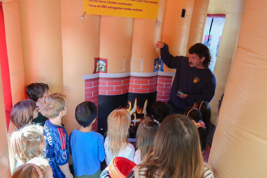 Fayetteville Firefighters spent the day with Vandergriff Elementary students, teaching important fire safety tips and sharing how to stay safe in an emergency.