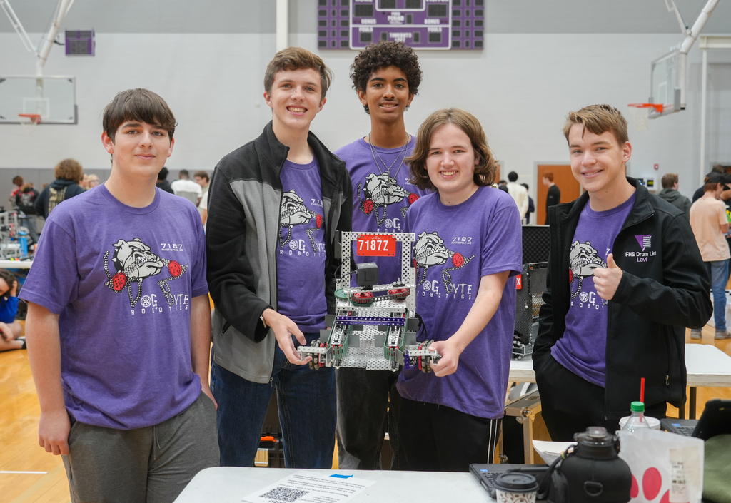 Fayetteville High School robotics team, DogByte, recently hosted one of the first robotics competitions of the season in Arkansas!
