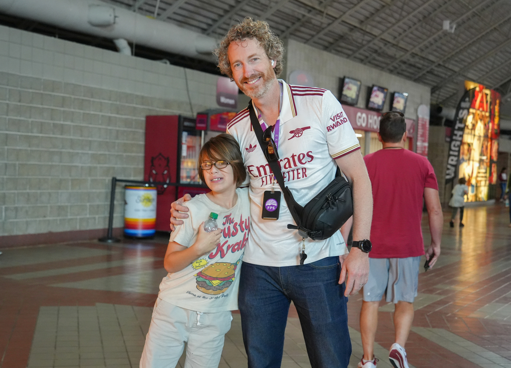 Bud Walton Arena was packed on Friday as more than 10,000 elementary students cheered on the Lady Razorbacks.
