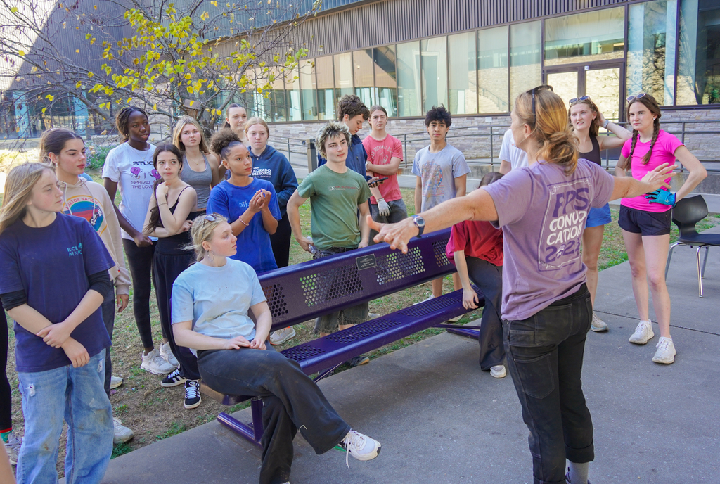 AP Environmental Science students from FHS spent the weekend advancing two student-led sustainability projects, including a new “No Mow” area in the FHS courtyard and ongoing invasive species removal at McNair.