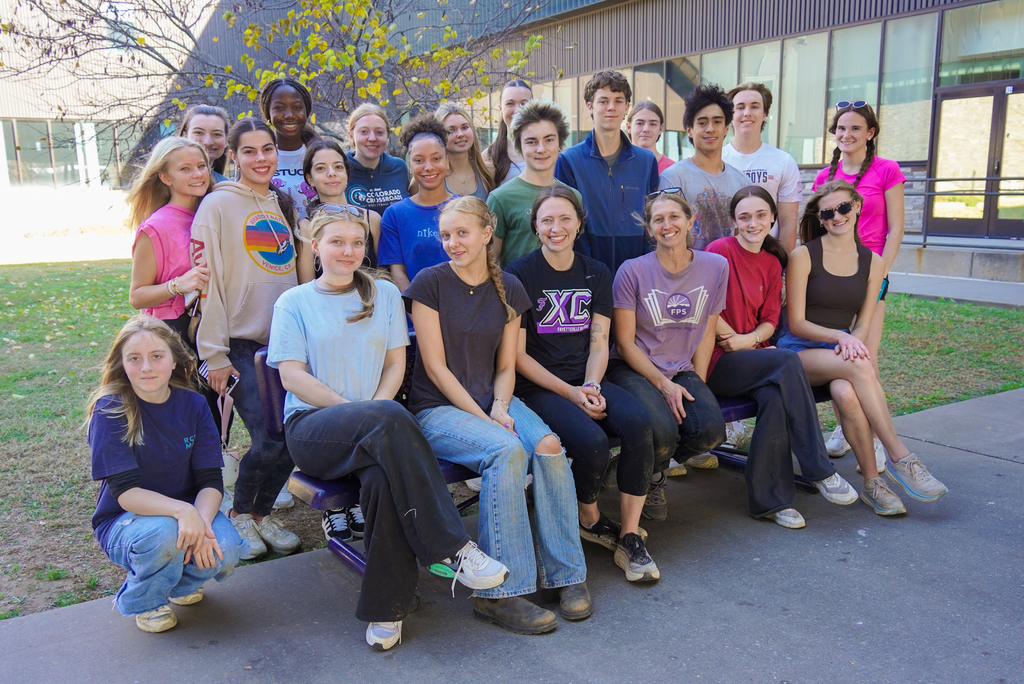 AP Environmental Science students from FHS spent the weekend advancing two student-led sustainability projects, including a new “No Mow” area in the FHS courtyard and ongoing invasive species removal at McNair.