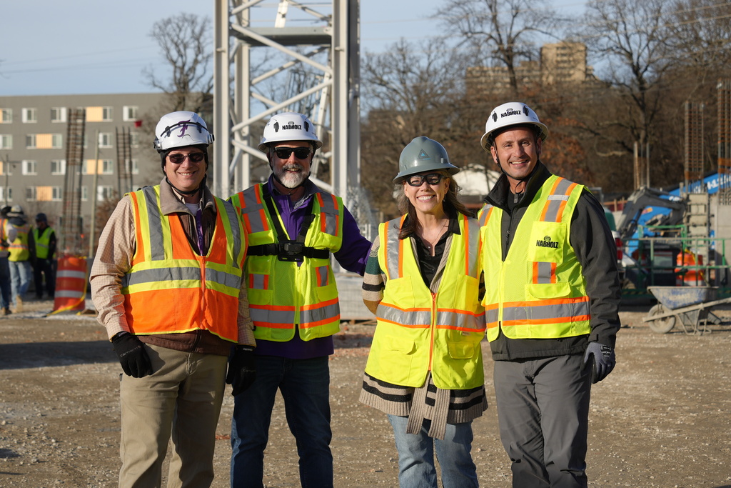 They made it! FPS Superintendent, Dr. John Mulford, and FPS School Board President, Tim Hudson, climbed the Nabholz crane to support our FHS Student Council’s annual Homeless Vigil. 