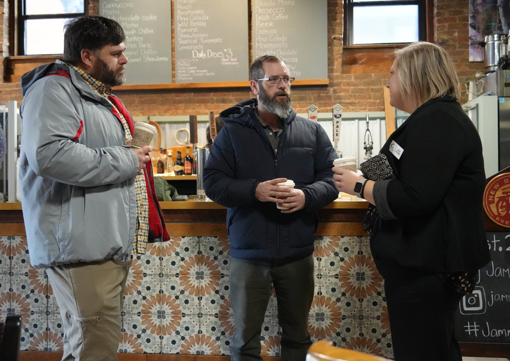 We had a nice crowd at Java with John this morning at Jammin Java on the Fayetteville Square. Thank you to everyone who joined us and thank you to the Chamber Fayetteville for your sponsorship! We truly appreciate everyone's time and engagement, and we hope to see you again next month! ☕ #fpsteachloveinspire