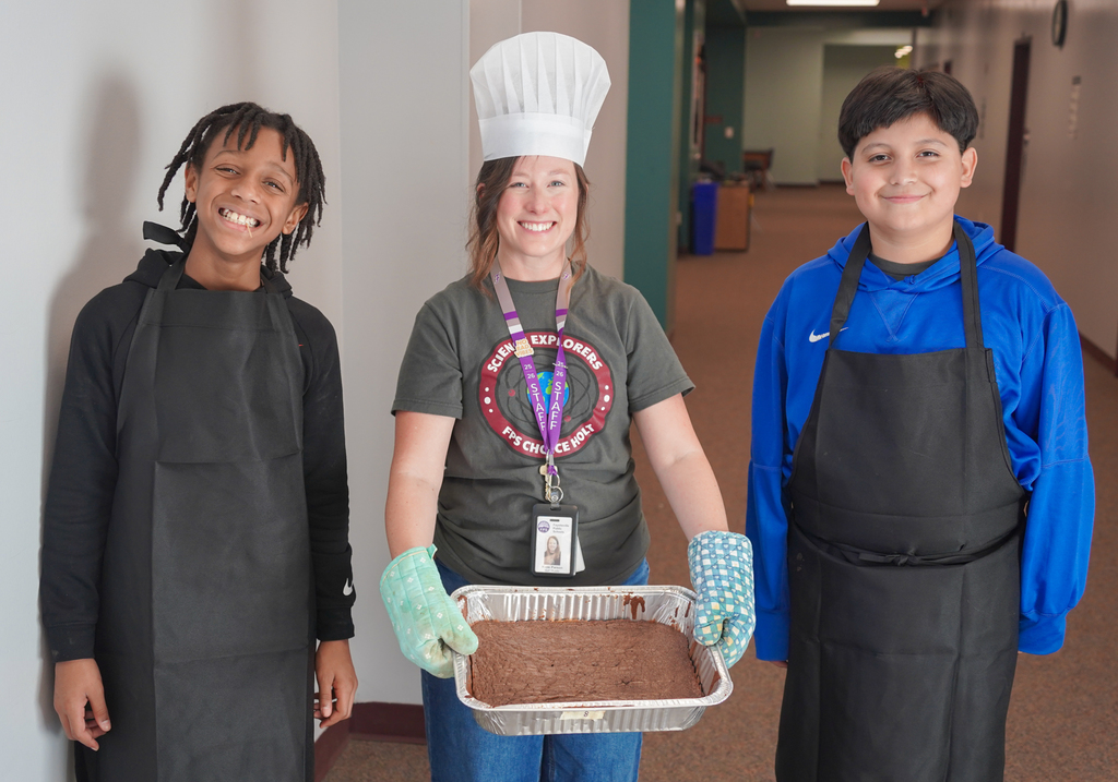 Holt Middle School Science Explorers mixed science with sweetness during a fun bake off