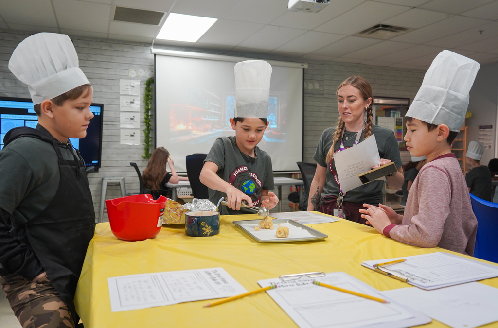 Holt Middle School Science Explorers mixed science with sweetness during a fun bake off
