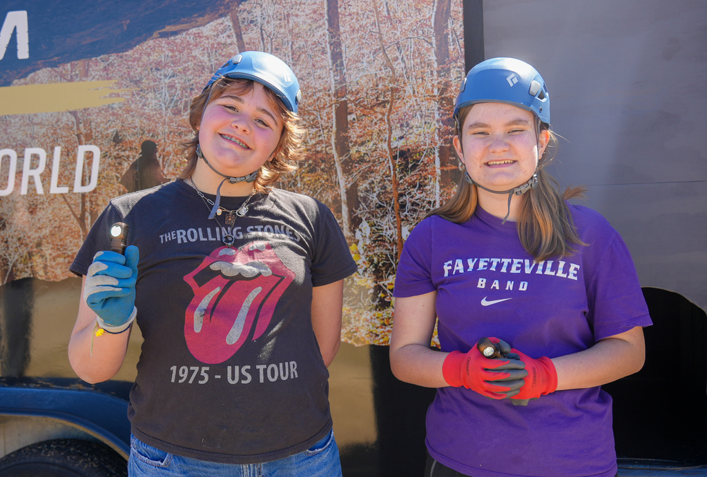 Fayetteville Public Schools partners with Arkansas Game and Fish Commission at the J.B. and Johnelle Hunt Family Ozark Highlands Nature Center to give Fayetteville High School biology students an unforgettable hands-on experience through the School of Conservation Leadership program.