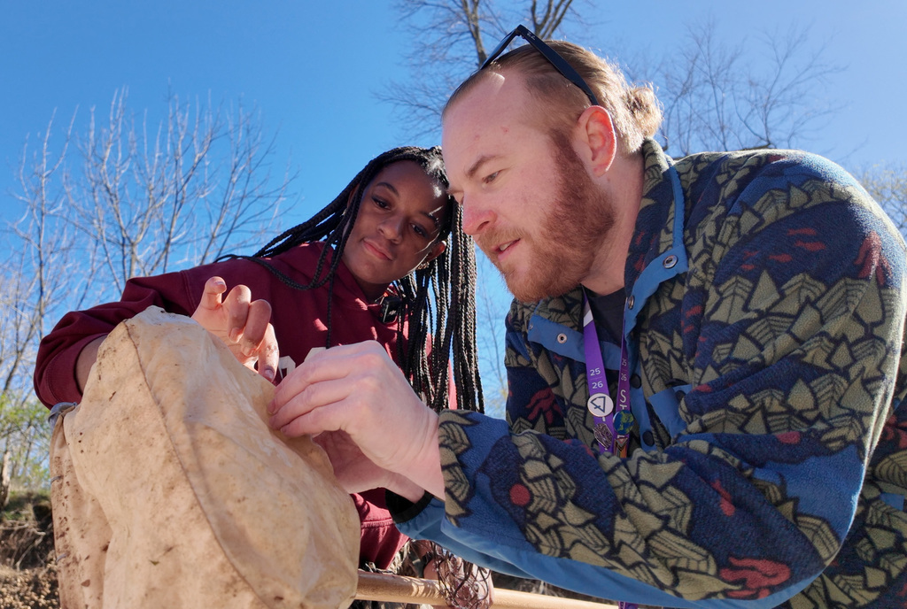 Fayetteville Public Schools partners with Arkansas Game and Fish Commission at the J.B. and Johnelle Hunt Family Ozark Highlands Nature Center to give Fayetteville High School biology students an unforgettable hands-on experience through the School of Conservation Leadership program.