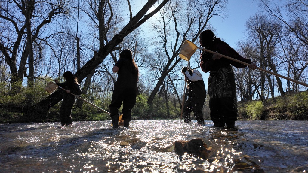 Fayetteville Public Schools partners with Arkansas Game and Fish Commission at the J.B. and Johnelle Hunt Family Ozark Highlands Nature Center to give Fayetteville High School biology students an unforgettable hands-on experience through the School of Conservation Leadership program. 