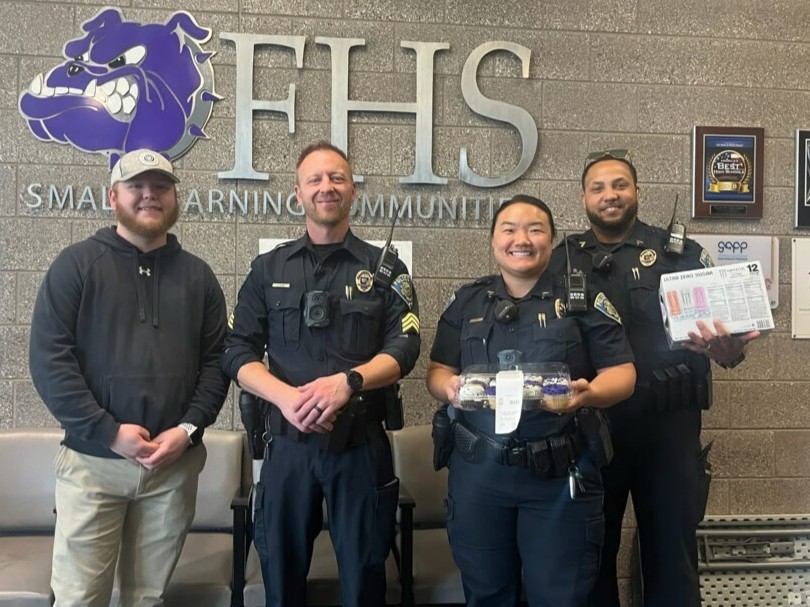 Thank you to our local Walmart store for the treats and snacks delivered to our School Resource Officers today! We appreciate the support and the partnership that helps keep our schools safe and connected to our community. 💙💜