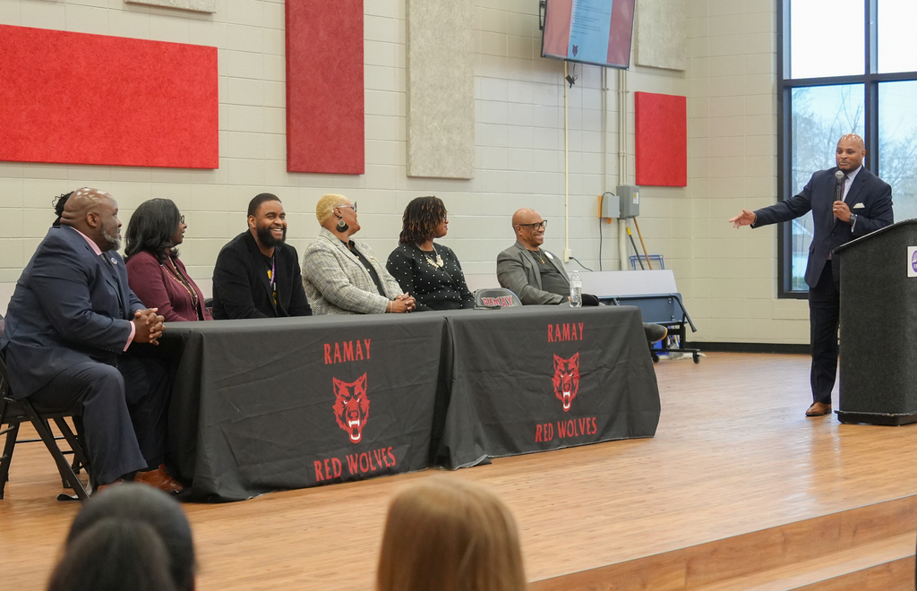 Ramay Junior High School hosted a powerful AVID College and Career Assembly, led by FPS AVID Director Lauren Parker, with a focus on historically Black colleges and universities (HBCUs)!  Students heard from a panel of professionals, asked thoughtful questions, and learned more about the many paths available to them after high school.  Thank you to everyone who helped make this event a success. Today was filled with inspiration, exploration, and opportunities for our students to envision their futures! #fpsteachloveinspire