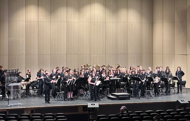 Symphonic Band on stage