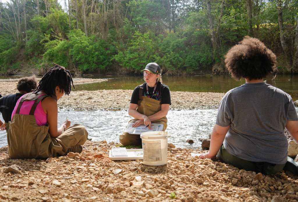 Students in Outdoor Education at ALLPS recently traveled to Clear Creek in Johnson for a hands on learning experience focused on environmental science and responsibility.