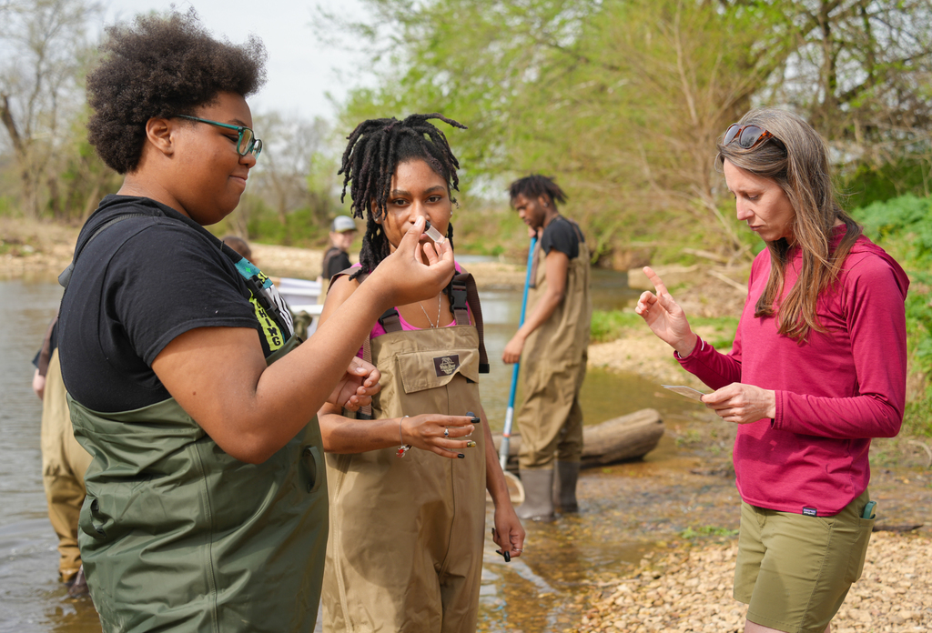Students in Outdoor Education at ALLPS recently traveled to Clear Creek in Johnson for a hands on learning experience focused on environmental science and responsibility.