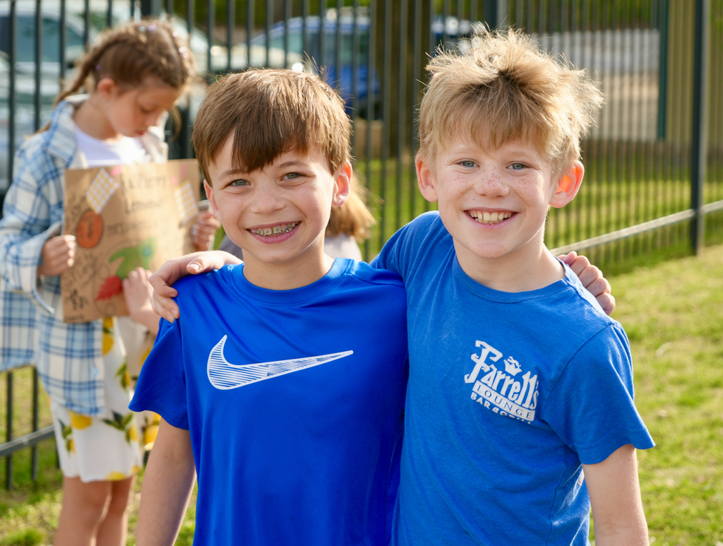After reading The Lemonade War by Jacqueline Davies, Root Elementary third graders brought the story off the page and onto the track for their very own Lemonade War!
