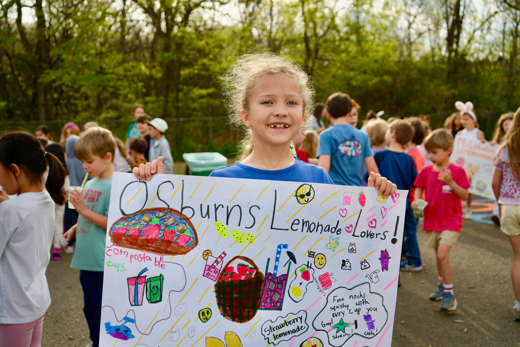 After reading The Lemonade War by Jacqueline Davies, Root Elementary third graders brought the story off the page and onto the track for their very own Lemonade War!