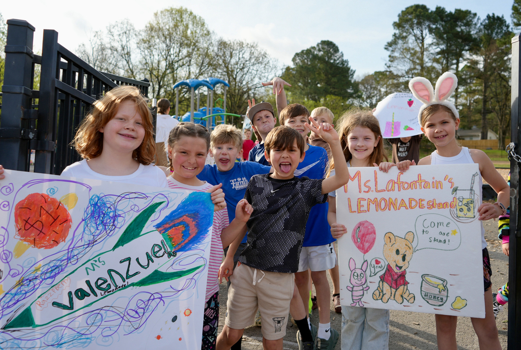 After reading The Lemonade War by Jacqueline Davies, Root Elementary third graders brought the story off the page and onto the track for their very own Lemonade War!