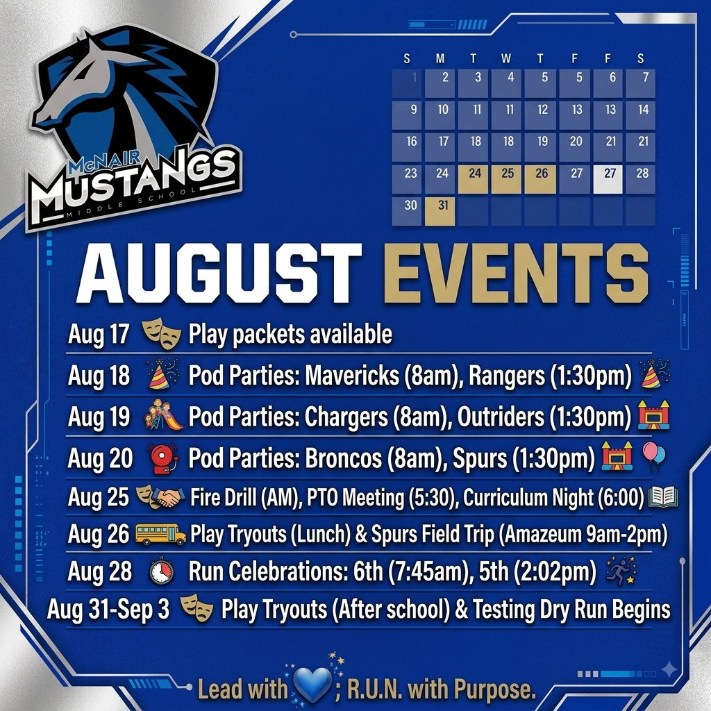 August Calendar