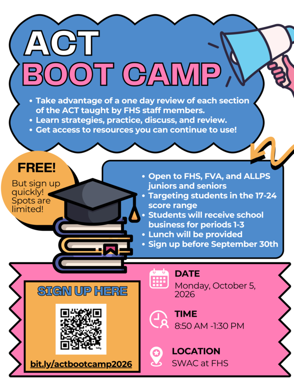Free ACT Boot Camp
