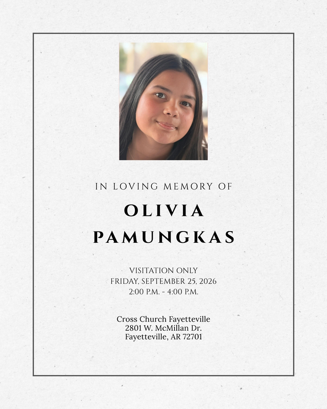 Funeral and visitation arrangements .