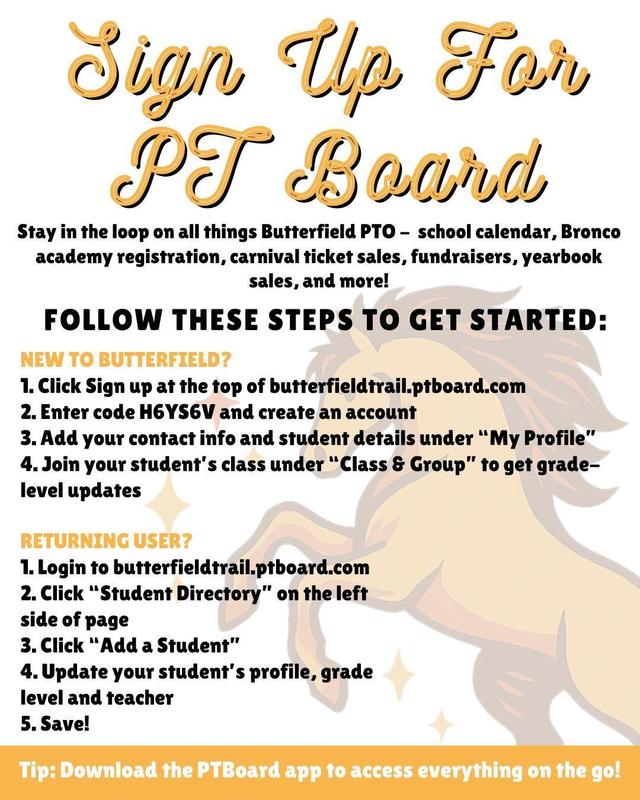 Bronco Academy Sign Ups