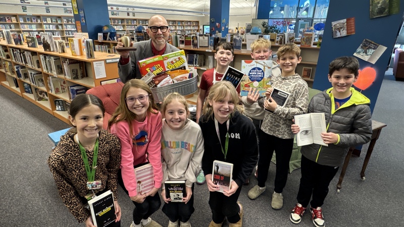 Mr. Young and McNair Students