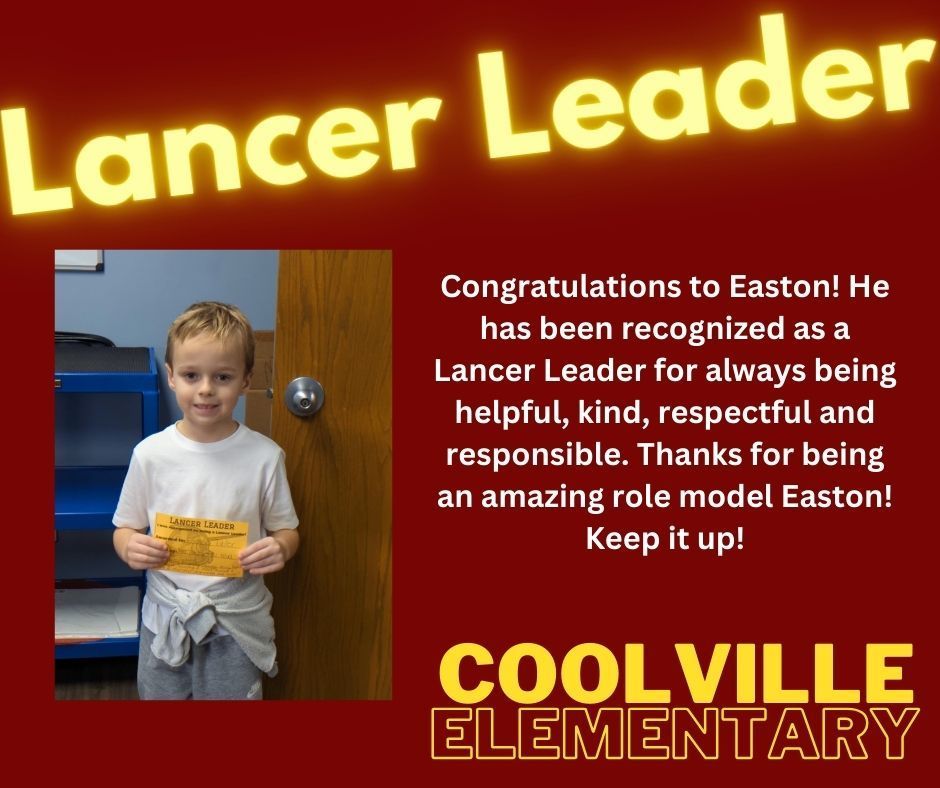 Coolville Elementary Lancer Leader