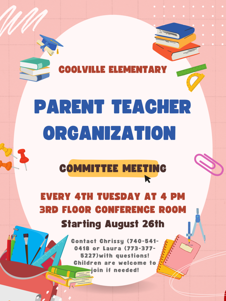 Coolville Elementary PTO Meeting Invitation