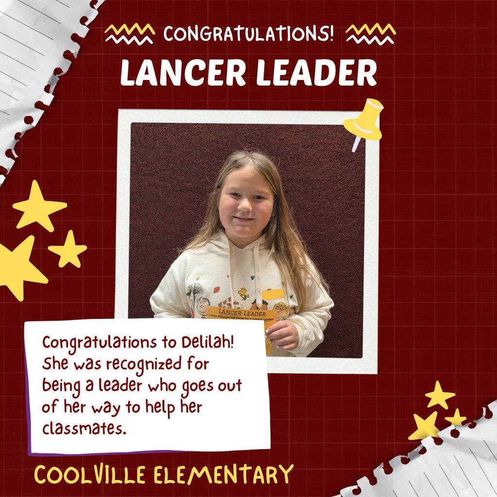 Coolville Elementary Lancer Leader
