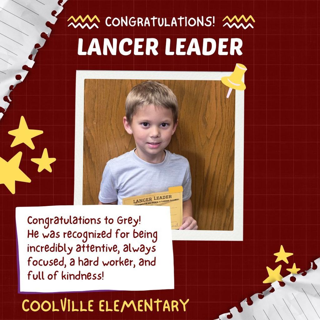Coolville Elementary Lancer Leader