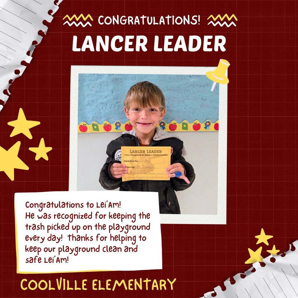 Coolville Elementary Lancer Leader