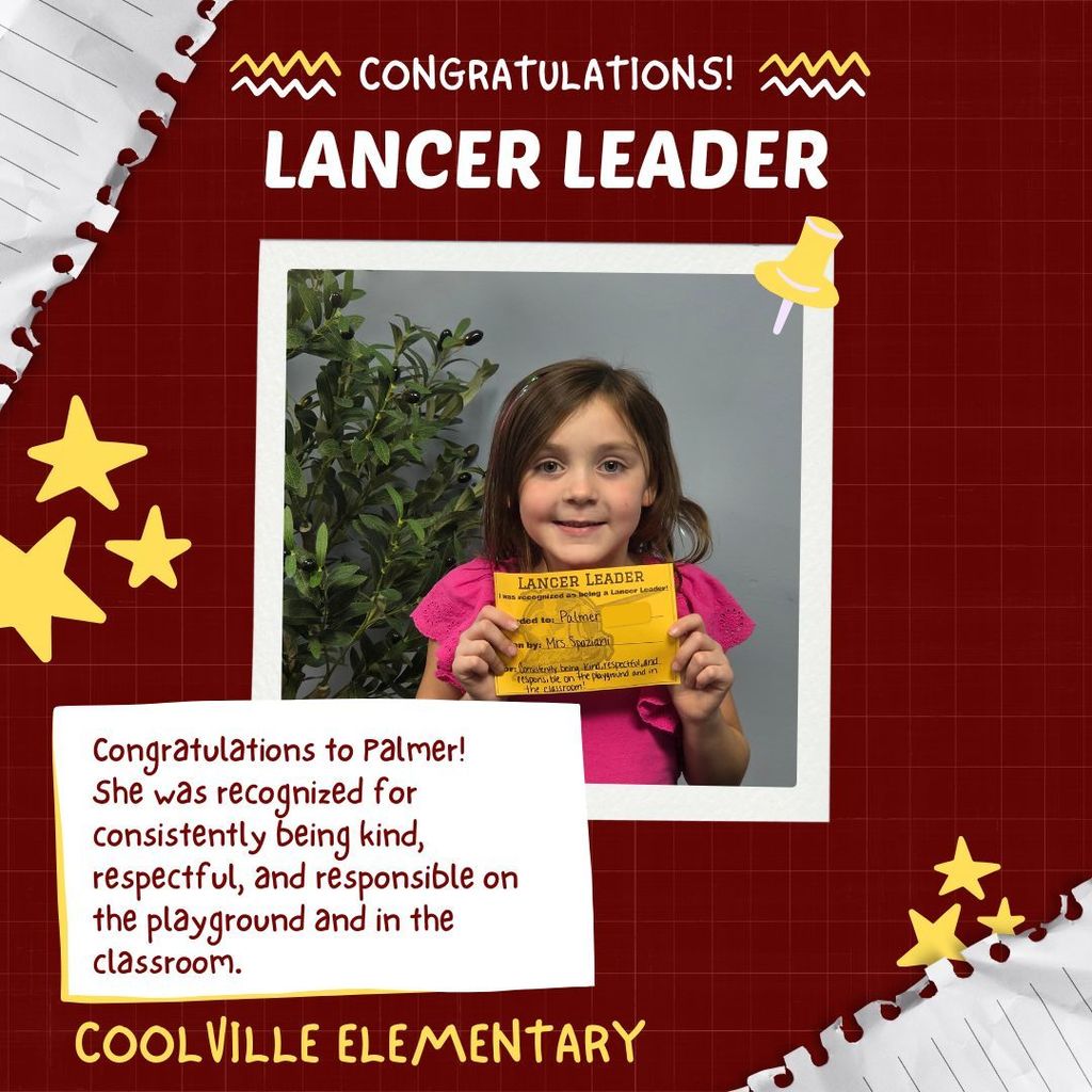 Coolville Elementary Lancer Leader
