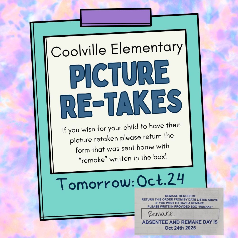 Coolville Elementary Picture Retake Day