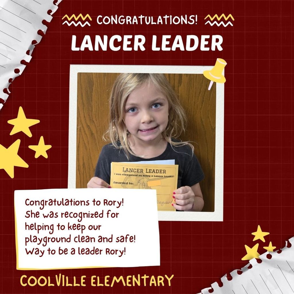 Coolville Elementary Lancer Leader