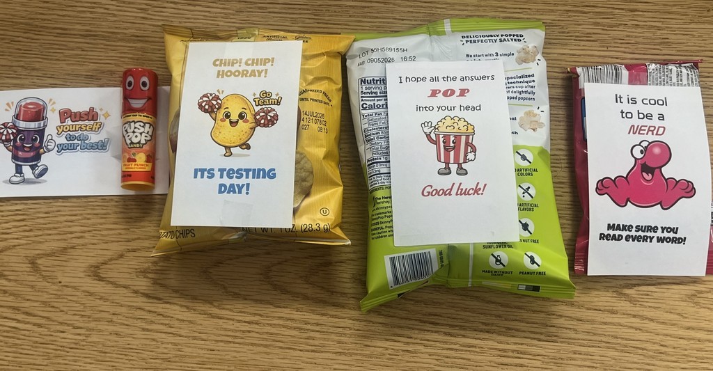 Coolville Elementary PTO Testing Treats