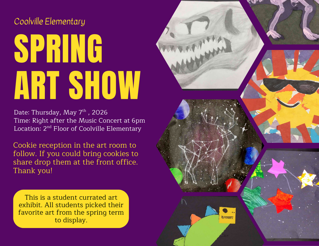 Coolville Elementary Spring Art Show and Concert (3rd, 4th, 5th and Band)