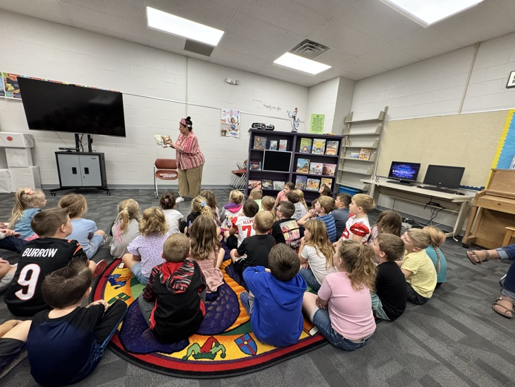 Listening to pirate stories!