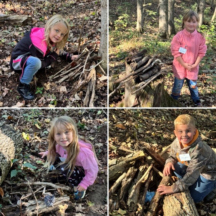 Creating shelters!