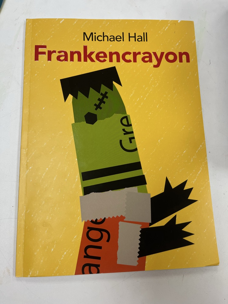 3rd graders from Mr. Sarchet’s class made their own Frankencrayon in art class!