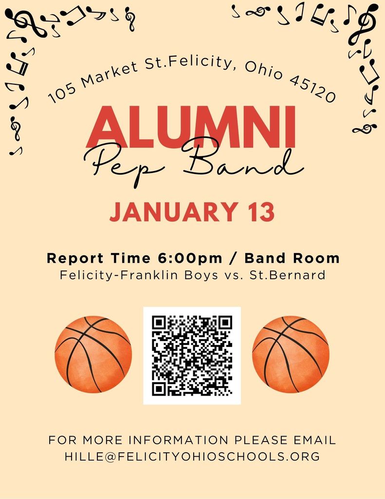 Flyer for Alumni Band