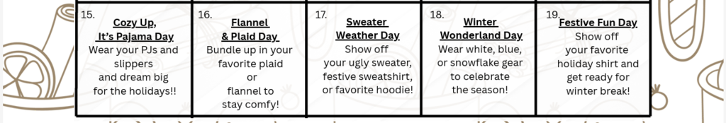 Winter Theme Days