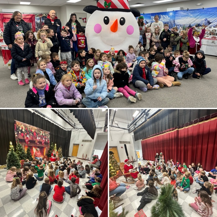 Mrs. Claus reading stories! 