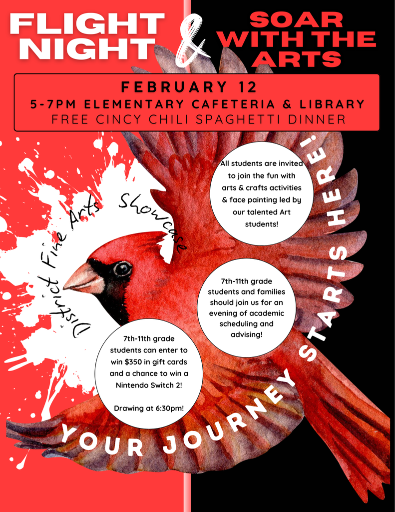 Flight Night & Soar With The Arts 2025 Media Flyer