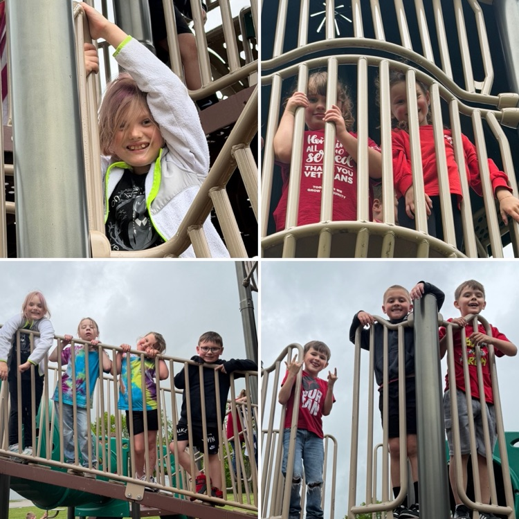 Recess at a different playground! 